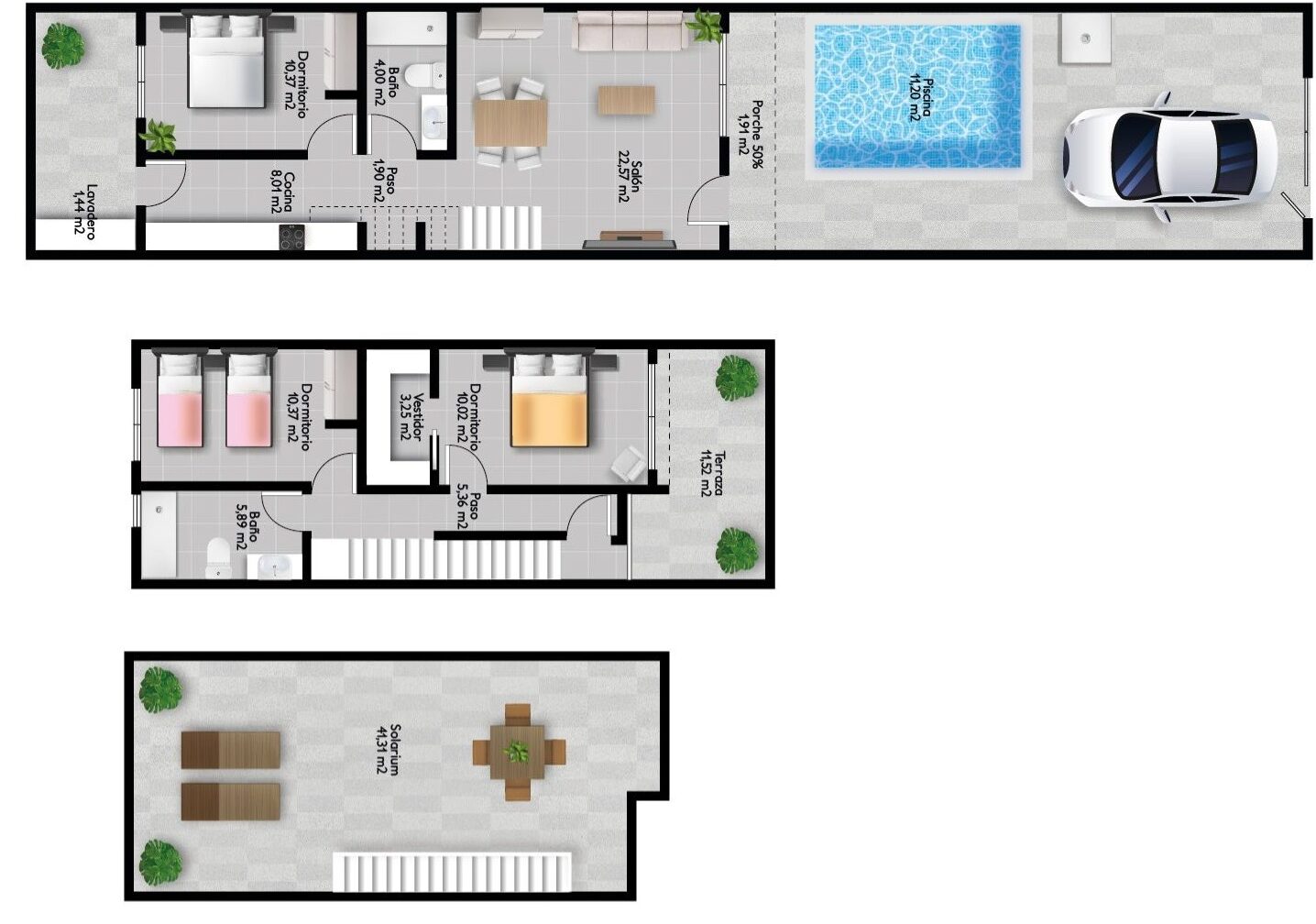 STANDARD 3-BED LAYOUT